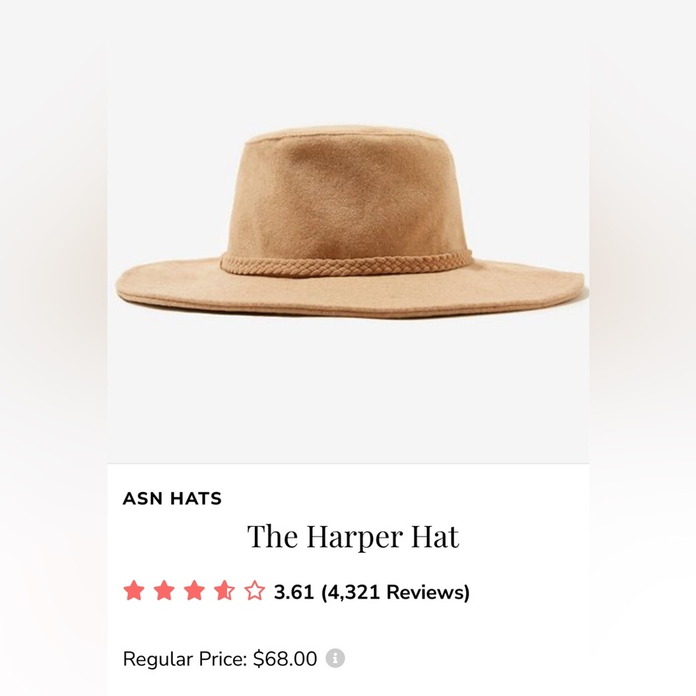 The Harper Hat by ANS O/S